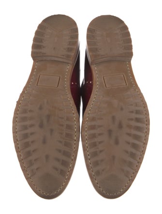 The Office of Angela Scott Patent Leather Lasercut Accents Monk Straps