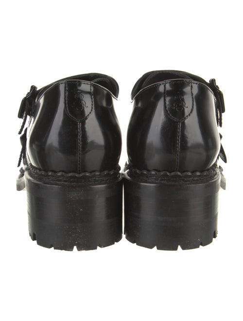 The Office of Angela Scott Leather Monk Straps