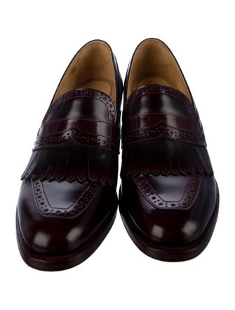 The Office of Angela Scott Leather Pumps