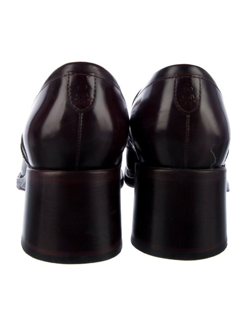 The Office of Angela Scott Leather Pumps