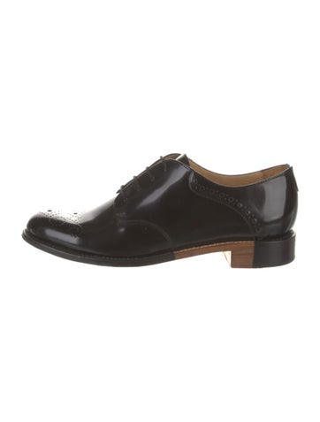 The Office of Angela Scott Flats Leather Oxfords IT 38.5 | 8.5