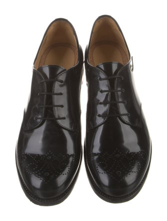 The Office of Angela Scott Leather Oxfords