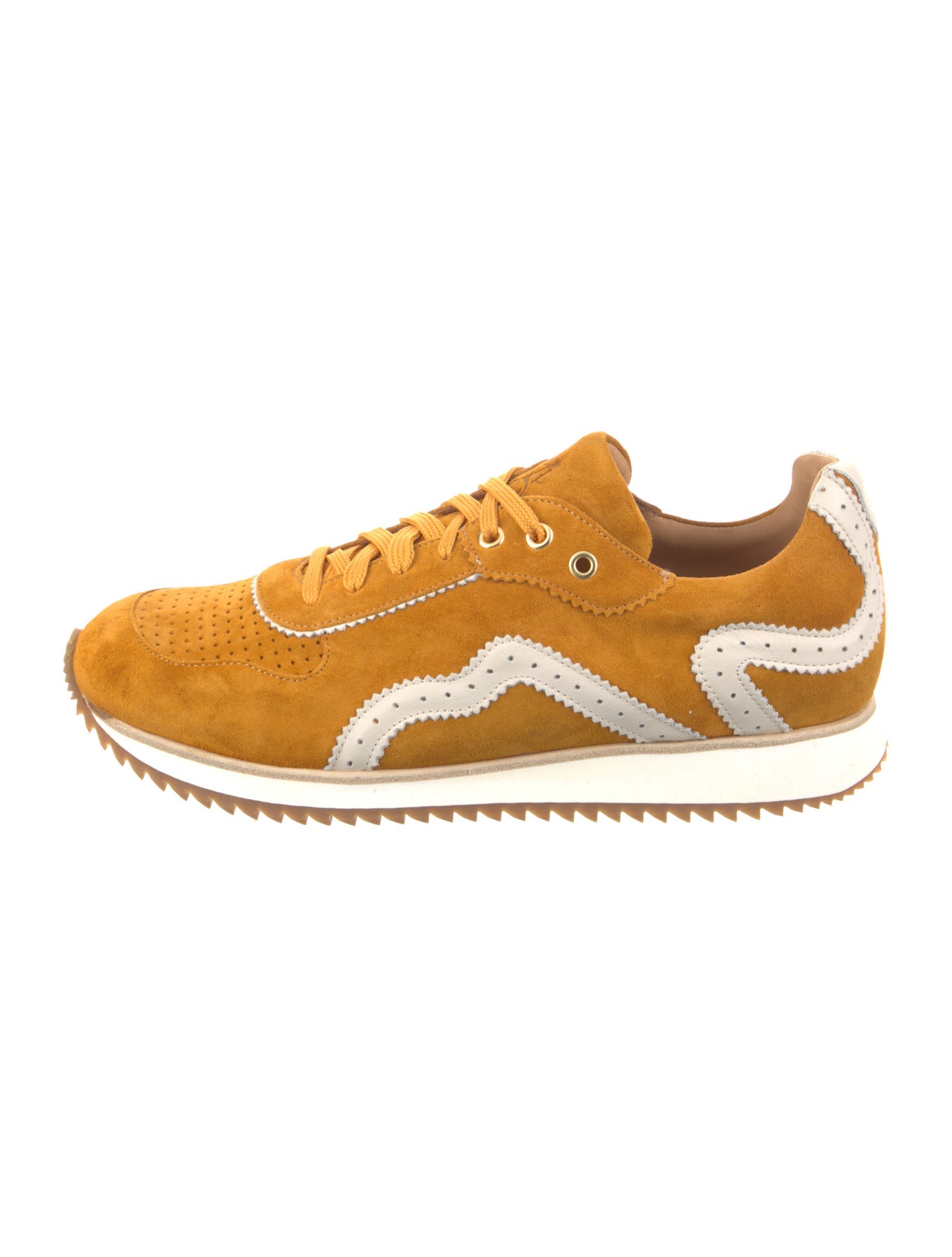 The Office of Angela Scott Suede Printed Sneakers
