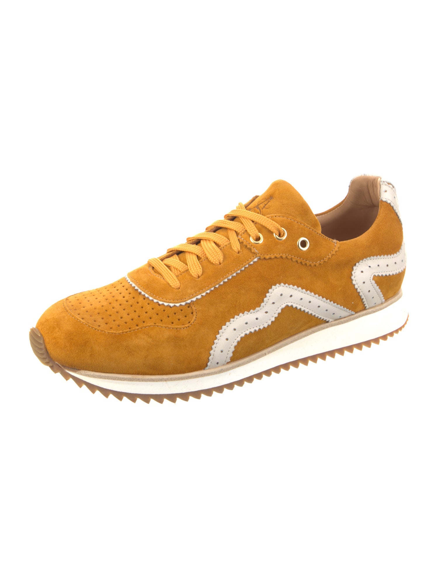 The Office of Angela Scott Suede Printed Sneakers