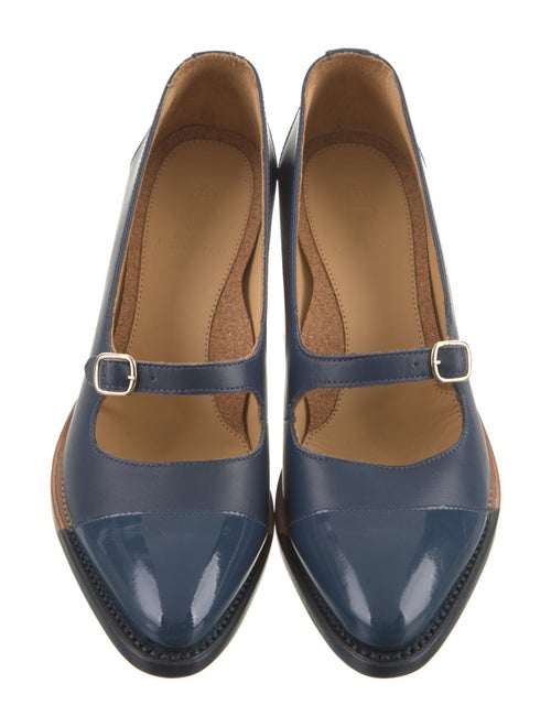 The Office of Angela Scott Leather Pumps