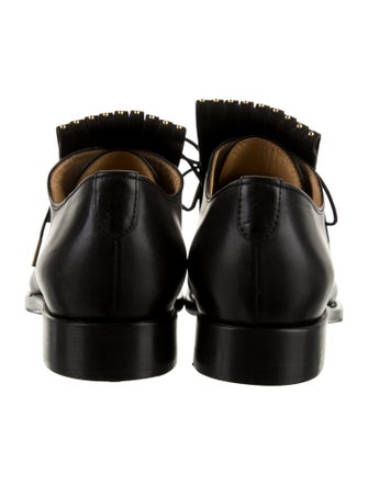 The Office of Angela Scott Leather Studded Accents Oxfords