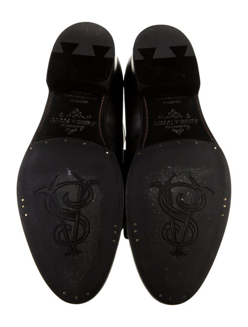 The Office of Angela Scott Leather Studded Accents Oxfords