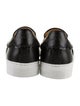 The Office of Angela Scott Leather Colorblock Pattern Sneakers