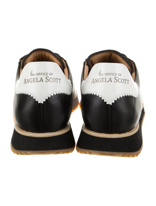 The Office of Angela Scott Leather Printed Sneakers