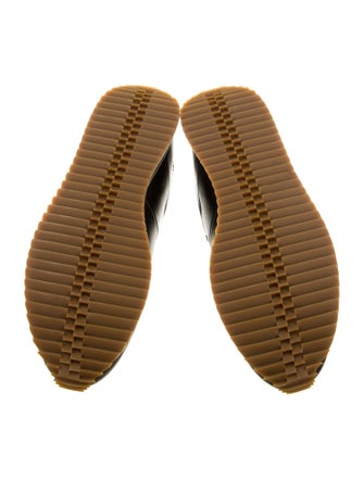 The Office of Angela Scott Leather Printed Sneakers