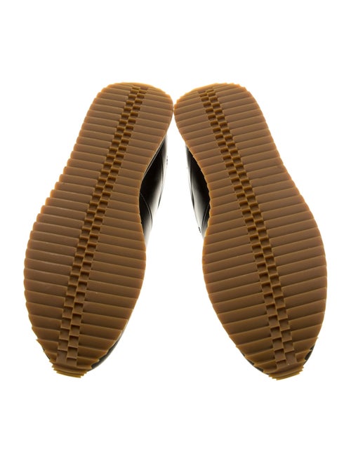 The Office of Angela Scott Leather Printed Sneakers