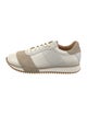 The Office of Angela Scott Leather Colorblock Pattern Sneakers