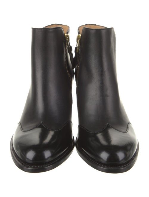 The Office of Angela Scott Leather Boots