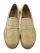 The Office of Angela Scott Leather Eyelet Trim Loafers