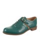 The Office of Angela Scott Leather Cutout Accent Oxfords