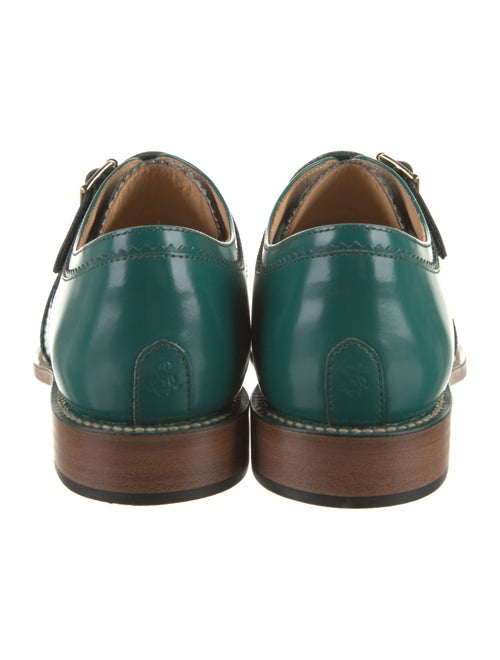 The Office of Angela Scott Leather Cutout Accent Oxfords