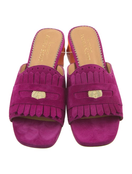 The Office of Angela Scott Suede Lasercut Accents Slides