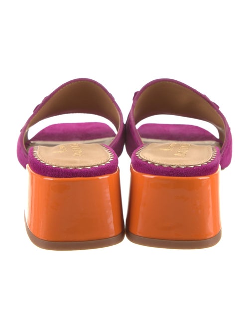 The Office of Angela Scott Suede Lasercut Accents Slides