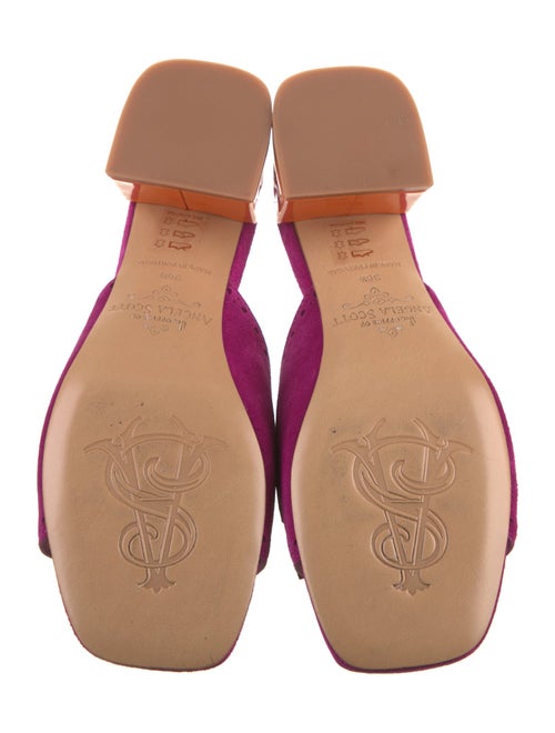 The Office of Angela Scott Suede Lasercut Accents Slides