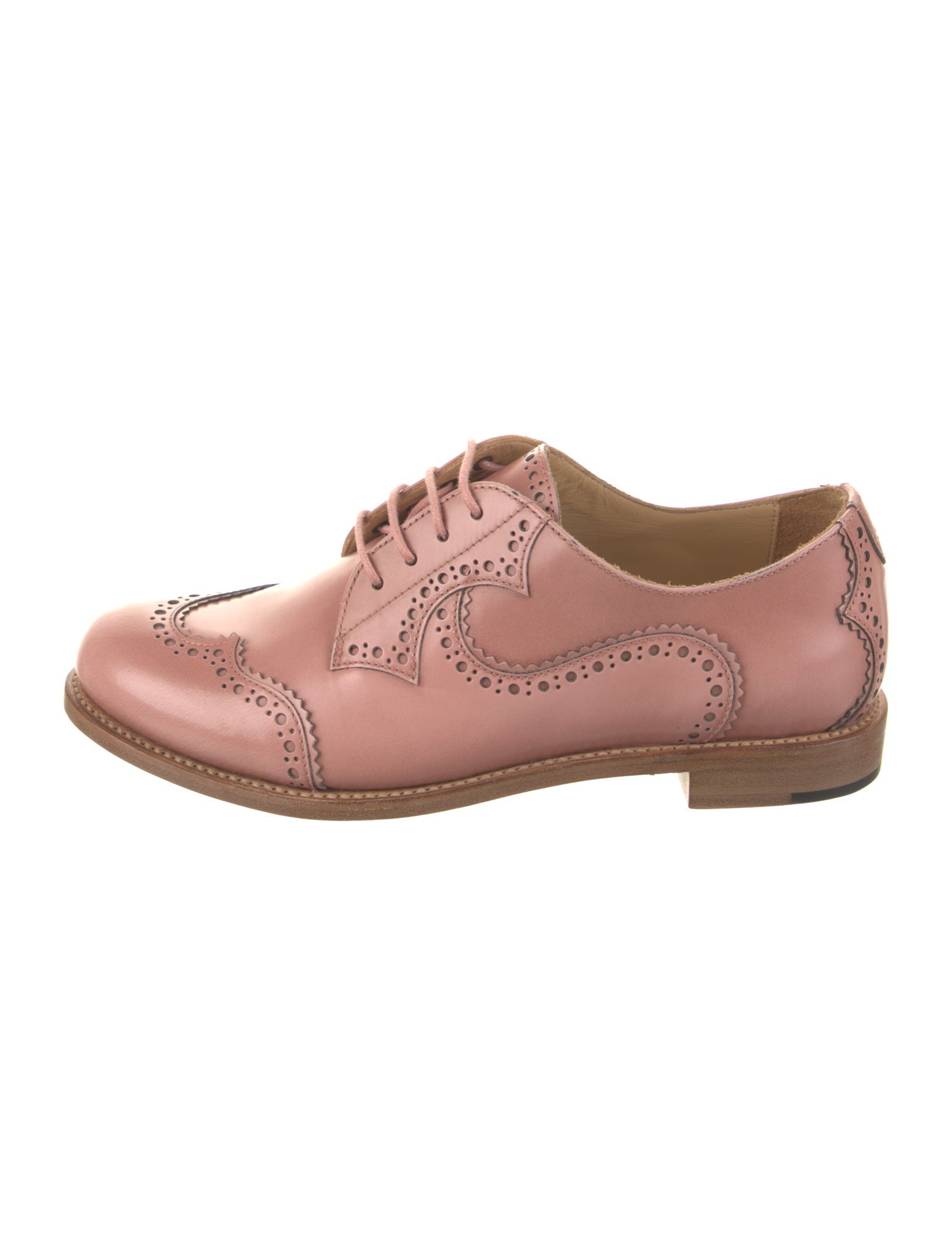 The Office of Angela Scott Leather Lasercut Accents Oxfords