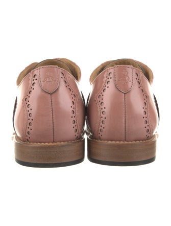 The Office of Angela Scott Leather Lasercut Accents Oxfords