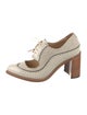 The Office of Angela Scott Canvas Scalloped Accent Pumps