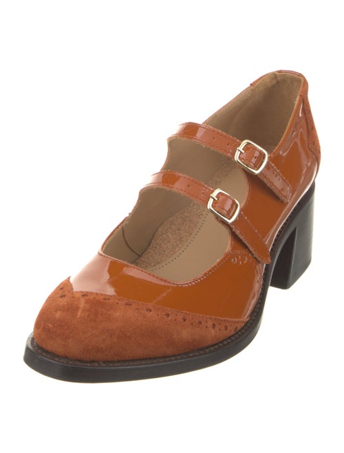 The Office of Angela Scott Patent Leather Pumps