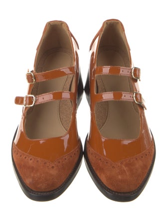 The Office of Angela Scott Patent Leather Pumps