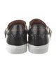 The Office of Angela Scott Leather Scalloped Accent Sneakers