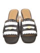 The Office of Angela Scott Leather Fringe Trim Accent Slides