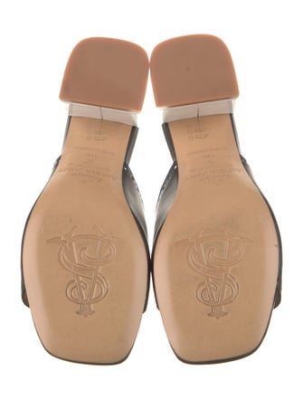 The Office of Angela Scott Leather Fringe Trim Accent Slides