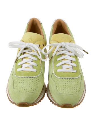 The Office of Angela Scott Suede Printed Sneakers