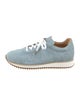 The Office of Angela Scott Suede Scalloped Accent Sneakers