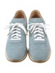 The Office of Angela Scott Suede Scalloped Accent Sneakers