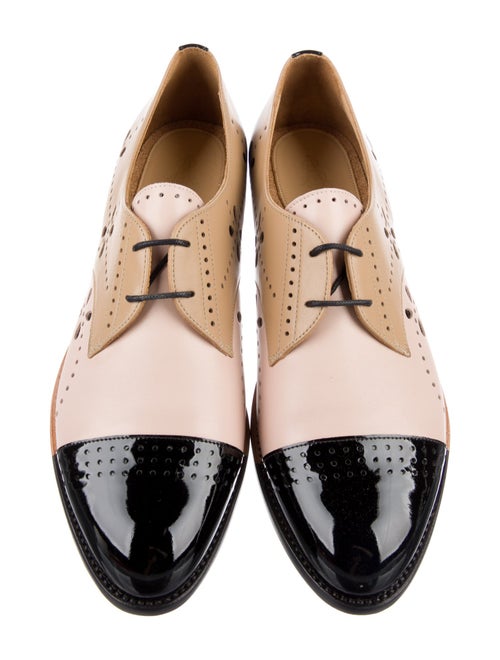 The Office of Angela Scott Leather Lasercut Accents Oxfords
