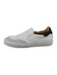 The Office of Angela Scott Leather Scalloped Accent Sneakers