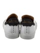 The Office of Angela Scott Leather Scalloped Accent Sneakers