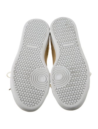 The Office of Angela Scott Suede Glitter Accents Sneakers