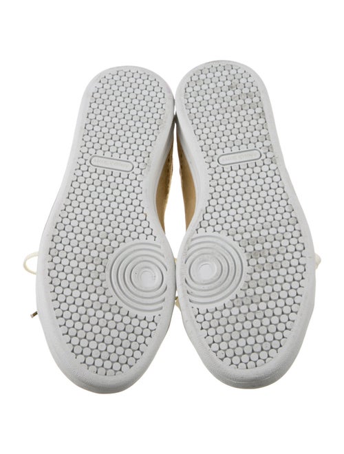 The Office of Angela Scott Suede Glitter Accents Sneakers