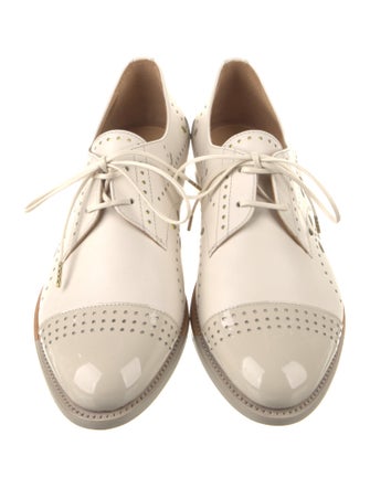 The Office of Angela Scott Leather Lasercut Accents Oxfords