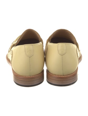 The Office of Angela Scott Leather Lasercut Accents Loafers