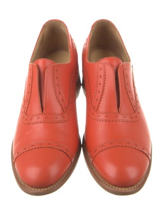 The Office of Angela Scott Leather Lasercut Accents Oxfords