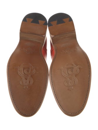 The Office of Angela Scott Leather Lasercut Accents Oxfords