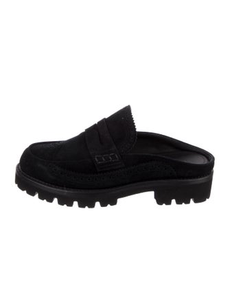 The Office of Angela Scott Suede Leather Trim Embellishment Sneakers