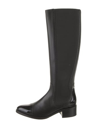 The Office of Angela Scott Leather Boots