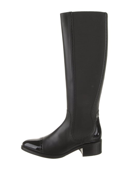 The Office of Angela Scott Leather Boots