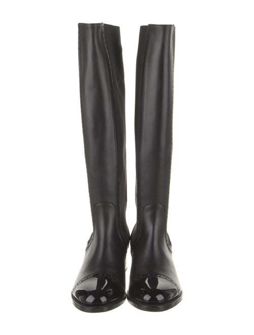 The Office of Angela Scott Leather Boots