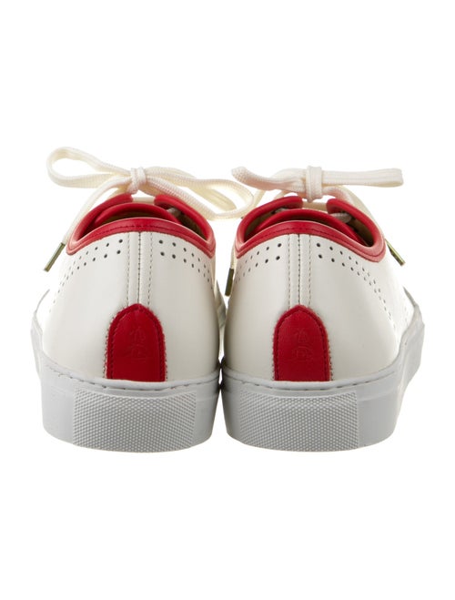 The Office of Angela Scott Leather Sneakers