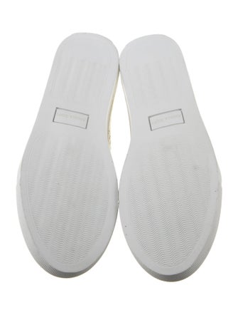 The Office of Angela Scott Leather Sneakers