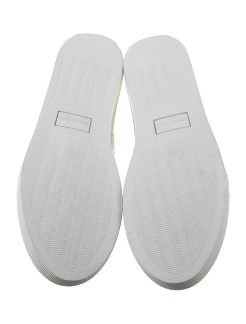 The Office of Angela Scott Leather Sneakers